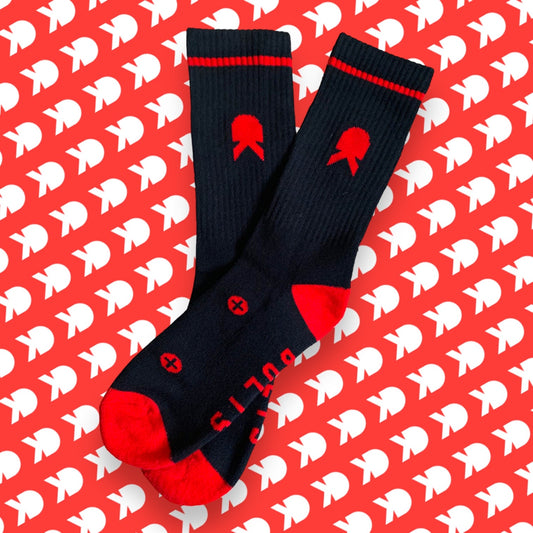 Krak • socks black & red