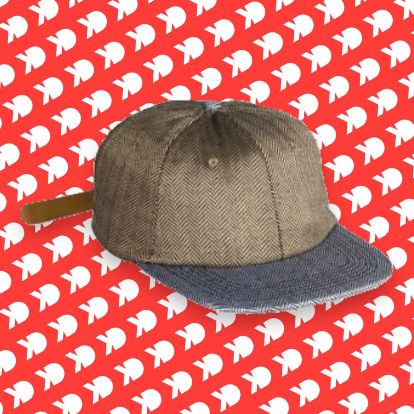 Magenta • brown hat