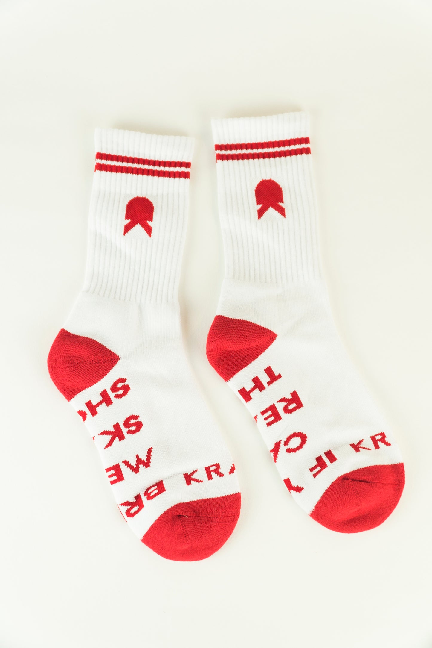 Krak • socks white & red